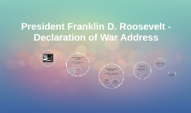 franklin roosevelt declaration of war