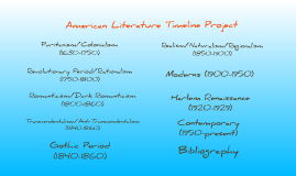 American Literature Timeline Project