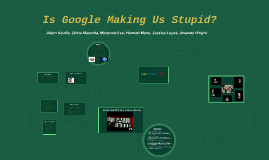 is google making us stupid