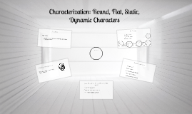 What kind of character was Akiba Drumer. rounded, dynamic, flat or static