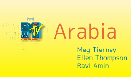 mtv arabia challenge Geo 334 case study #3 p186 q1-2 mtv networks: the arabian challenge 1) experts felt that one of the biggest challenges faced by mtv while launching mtv arabia was the prevalent culture in the arab world. mtv arabia challenge Geo 334 case study #3 p186 q1-2 mtv networks: the arabian challenge 1) experts felt that one of the biggest challenges faced by mtv while launching mtv arabia was the prevalent culture in the arab world.