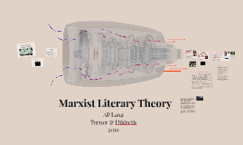 Essay marxist literary theory