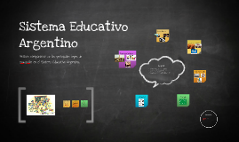 Sistema Educativo Argentino By On Prezi