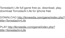 tomodachi life download pc