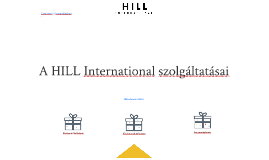 HILL International szolgáltatások