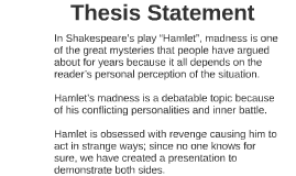 Is hamlet insane or sane essay