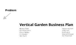 Vertical Garden Business Plan by Alex PolancoOrtiz on Prezi