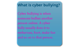 Cyber Bulling by amanda todd on Prezi