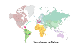 What routes did Vasco Nunez de Balboa take?