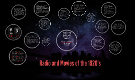 Growth and Effects of Radio and Movies in 1920's by Akeem Cranfield on ...