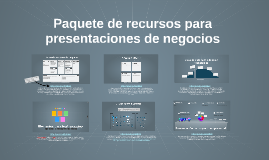 Paquete de recursos para presentaciones de negocios