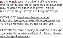 Toca race driver 3 windows 7