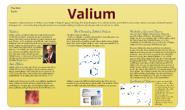 A presentation before valium