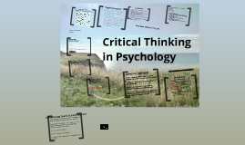 critical thinking used in psychology