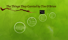 narrative techniques in the things they carried by tim obrien narrative techniques in the things they carried by tim obrien