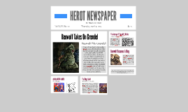 beowulf newspaper prezi