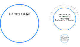 six word essays Have you heard of six-word essays or flash fiction it’s a unique genre of writing that focuses on sharing a meaningful story or idea in just six words the idea of. six word essays Have you heard of six-word essays or flash fiction it’s a unique genre of writing that focuses on sharing a meaningful story or idea in just six words the idea of.
