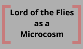 lord of the flies microcosm