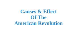 What are the causes and effect of the computer revolution
