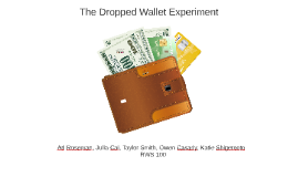 wallet experiment