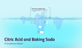 citric acid and bicarb experiment