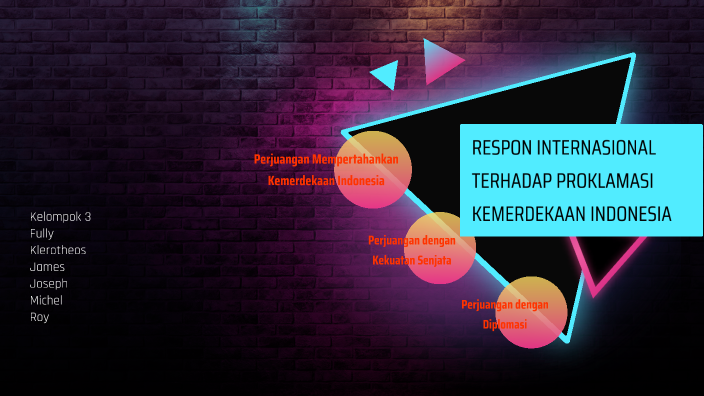 RESPON INTERNASIONAL TERHADAP PROKLAMASI KEMERDEKAAN INDONESIA By ...