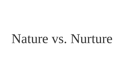 Nature vs. Nurture Visual Assignment by Qunhao Ma