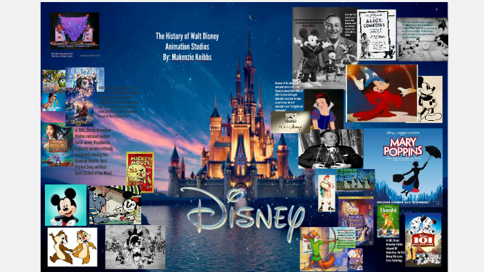 History of Disney Animation Studios by Makenzie Knibbs