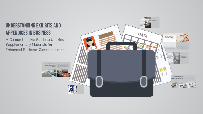 Understanding Exhibits and Appendices in Business by Oystern Talbert on ...