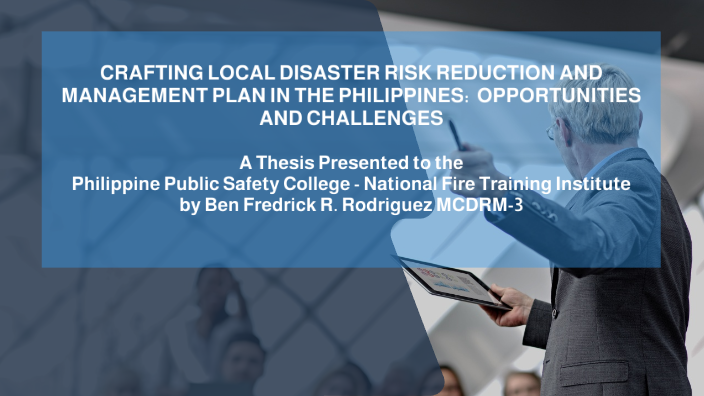 disaster risk reduction thesis philippines