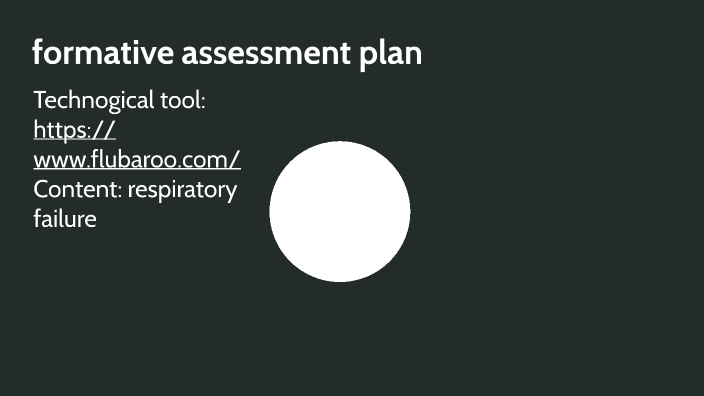 formative assessment plan by Christina Shannon on Prezi