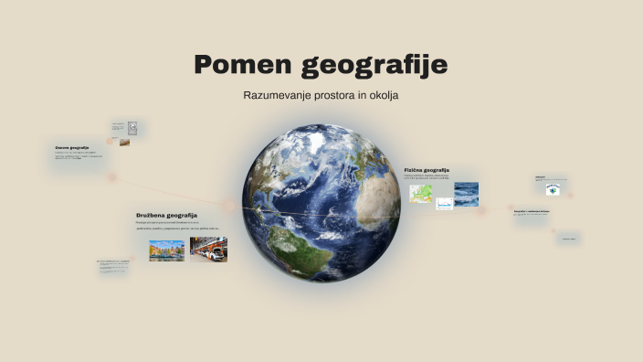Pomen geografije by Barbara Prekoršek on Prezi