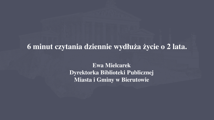 The Power of Reading by Biblioteka Bierutów on Prezi