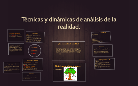 Técnicas y dinámicas de análisis de la realidad. by Alixe Vanbrabant on ...