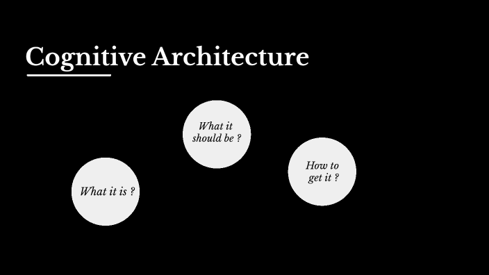 Cognitive Architecture By Devansh Tripathi On Prezi