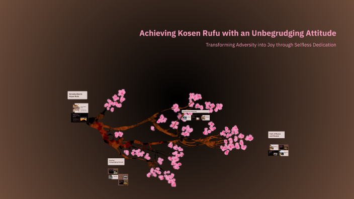 Achieving Kosen Rufu with an Unbegrudging Attitude by Mansha Rajput on ...