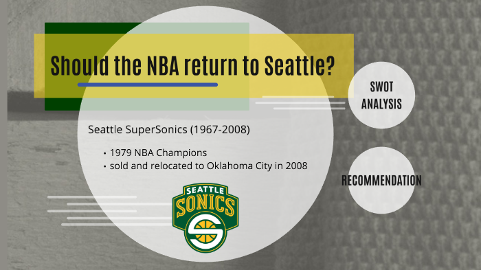 Potential Sonics expansion questions loom with brief NBA Seattle