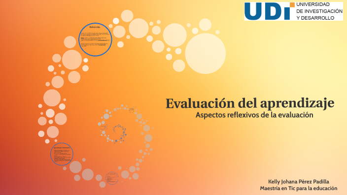 Evaluación del aprendizaje by kelly perez on Prezi