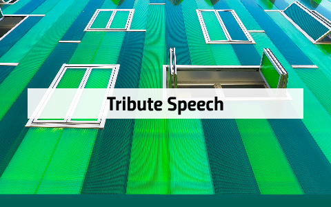 tribute speech to dad outline