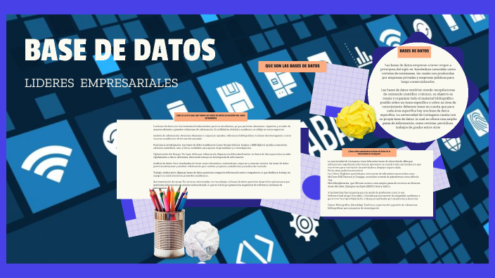 BASE DE DATOS by 4142510038 LUISA FERNANDA PERE ESTUDIANTE ACTIVO on Prezi