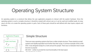 Operating System Structure by hussien lawanza on Prezi Design