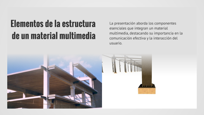 Elementos de la estructura de un material multimedia by Angel Vasquez ...