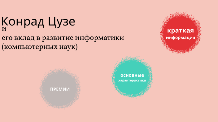 Конрад Цузе by Анастасия Ануфриева on Prezi