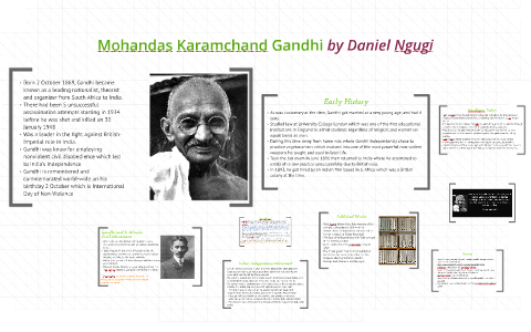 Mohandas Karamchand Gandhi by DANIEL NGUGI on Prezi