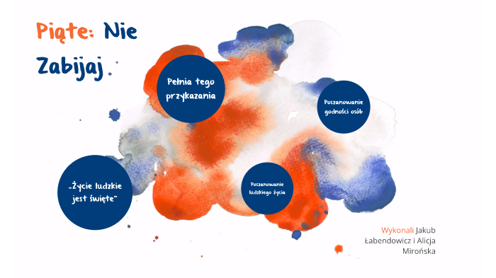 Piąte: Nie zabijaj by Kuba Łabendowicz on Prezi