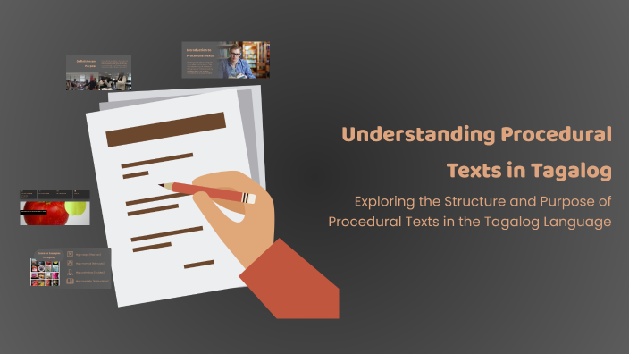 Protocol Tagalog Understanding Procedural Texts in Tagalog by Angelica Soriano on Prezi