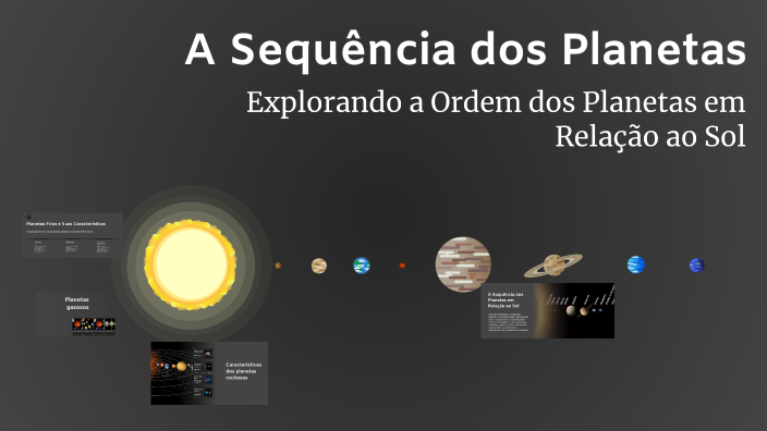 A Sequência dos Planetas by Klaus Kolle on Prezi