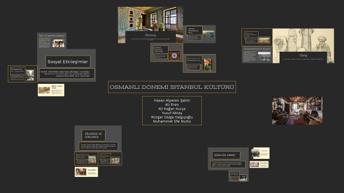 OSMANLI DÖNEMİ İSTANBUL KÜLTÜRÜ by Hasan Alperen Sahin on Prezi