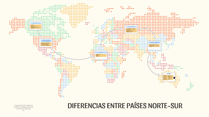 DIFERENCIAS ENTRE PAÍSES NORTE-SUR by Tamara Flecha