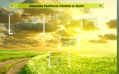 emmeline pankhurst freedom or death speech